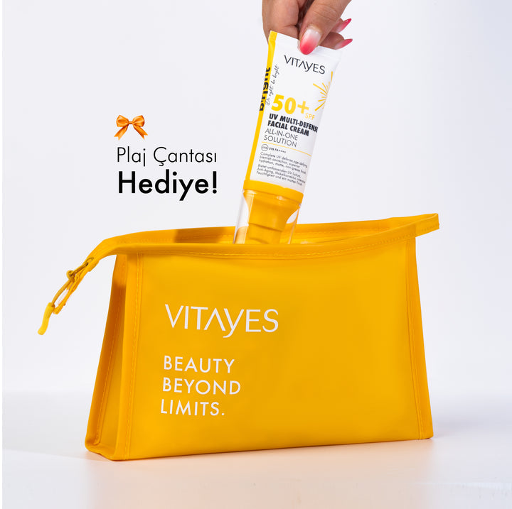 UVA & UVB Koruma Aydınlatıcı Nemlendirici Yaşlanma Karşıtı Vitayes Yüz Kremi