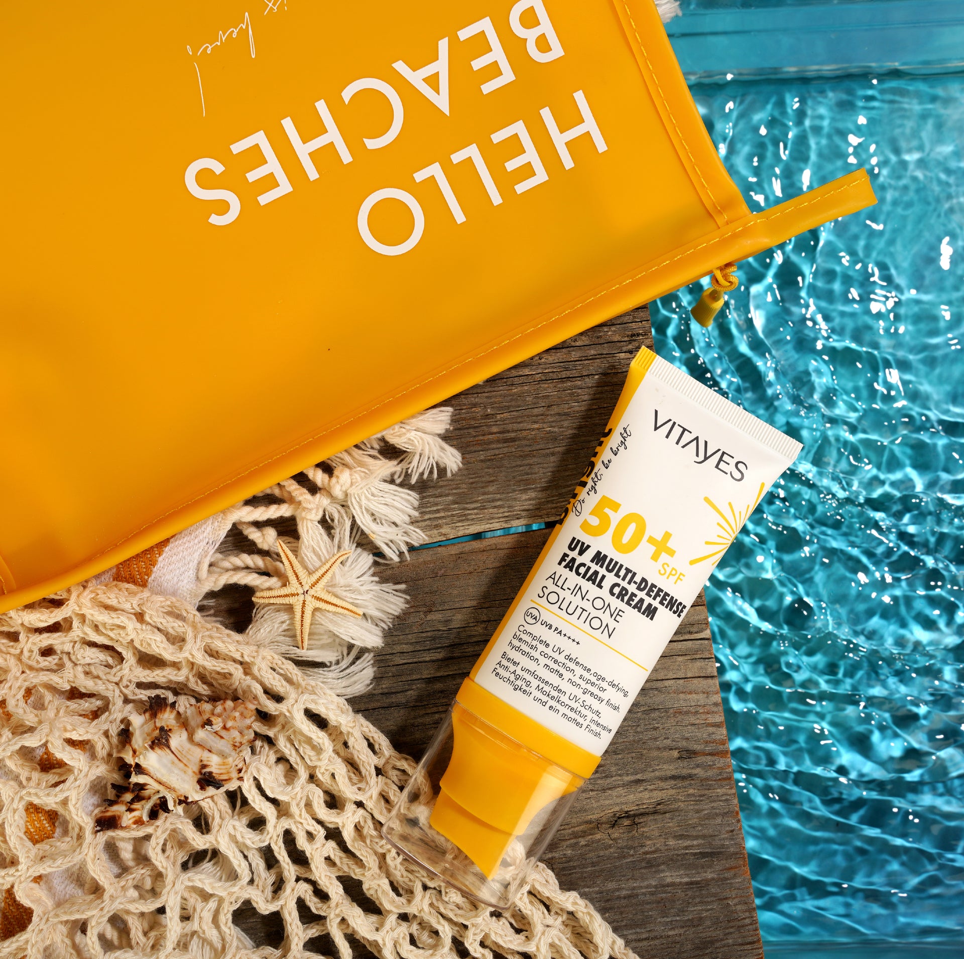 UVA & UVB Koruma Aydınlatıcı Nemlendirici Yaşlanma Karşıtı Vitayes Yüz Kremi