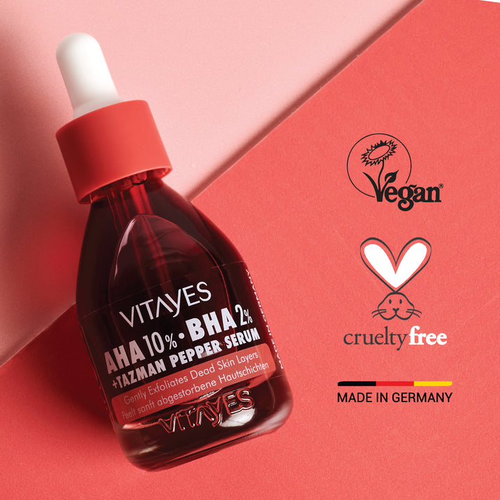Sivilce Akne Lekeleri Karşıtı Gözenek Sıkılaştırıcı Yenileme Etkili Vitayes Aha & Bha Peeling Serum