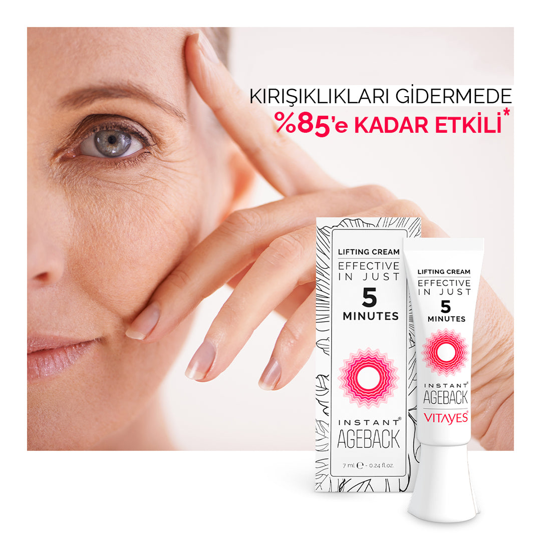 Kırışıklık & İnce Çizgiler Göz Altı Morluk ve Sıkılaştırıcı Anında Anlık Etkili Vitayes Germe Yüz Kremi