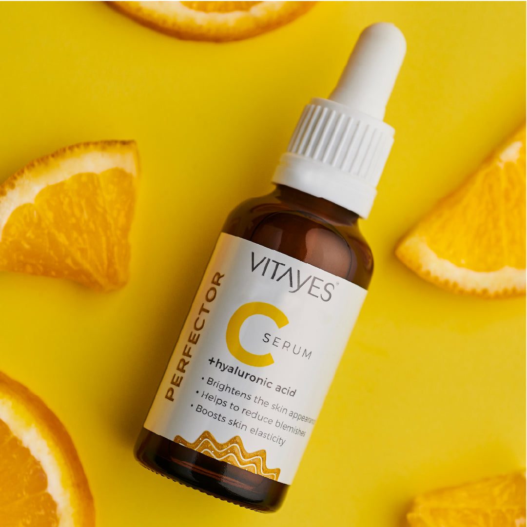 Koyu Lekelere Karşı Cilt Tonu Eşitleyici Vitayes C Vitamini Serum Parlak ve Canlandırıcı Etki