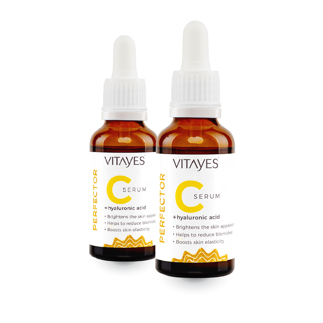 Koyu Lekelere Karşı Cilt Tonu Eşitleyici Vitayes C Vitamini Serum Parlak ve Canlandırıcı Etki