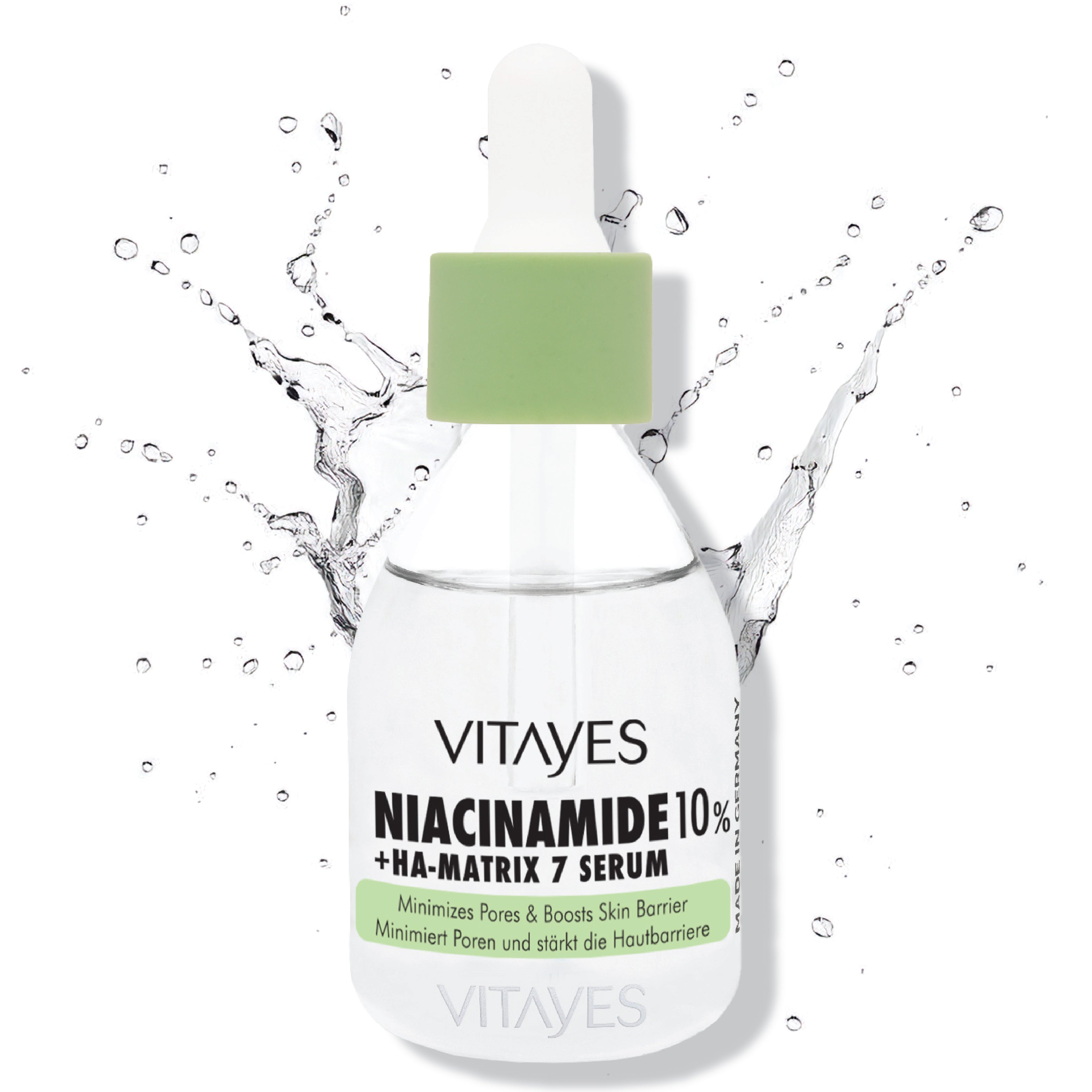 Gözenek Sıkılaştırıcı Cilt Tonu Eşitleyen Akne Sivilce Leke Karşıtı Vitayes Niacinamide Serum