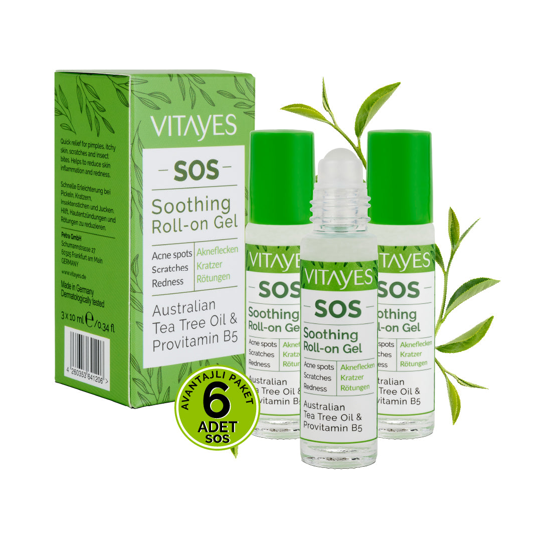 SOS Onarıcı Serum Doğal Çay Ağacı Özlü Serum - Vitayes