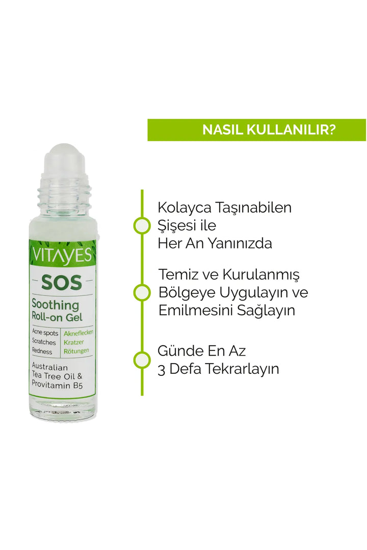 Onarıcı ve Yatıştırıcı Vitayes Çay Ağacı Yağı Özlü SOS Serum